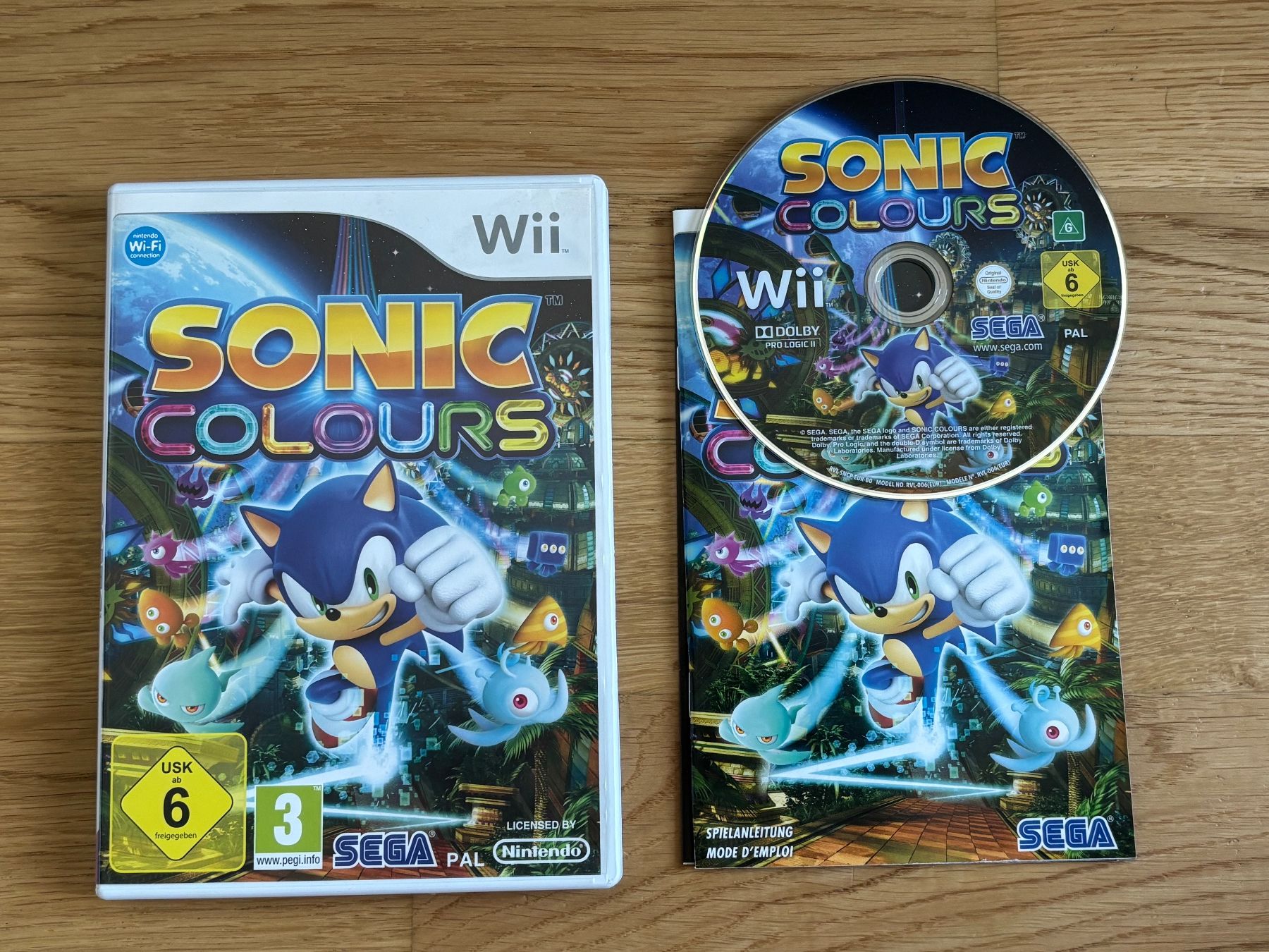 Spiele: Sonic Colours (Nintendo Wii) – Gebraucht aus Kloten von VideospieleUndMehr