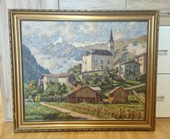 Grosses, orig. + sign. Ölgemälde "Kaprun mit Kitzsteinhorn"!