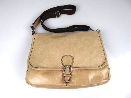 PICARD Umhängetasche Leder Beige Messenger Bag guter Zustand