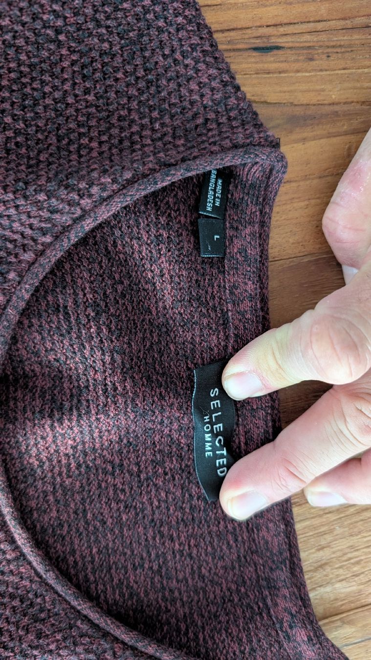 Selected Maglioni & Felpe: SELECTED HOMME Herren Strickpullover Bordeaux Gr. L – Usato da Dübendorf venduto da Stefan83 1