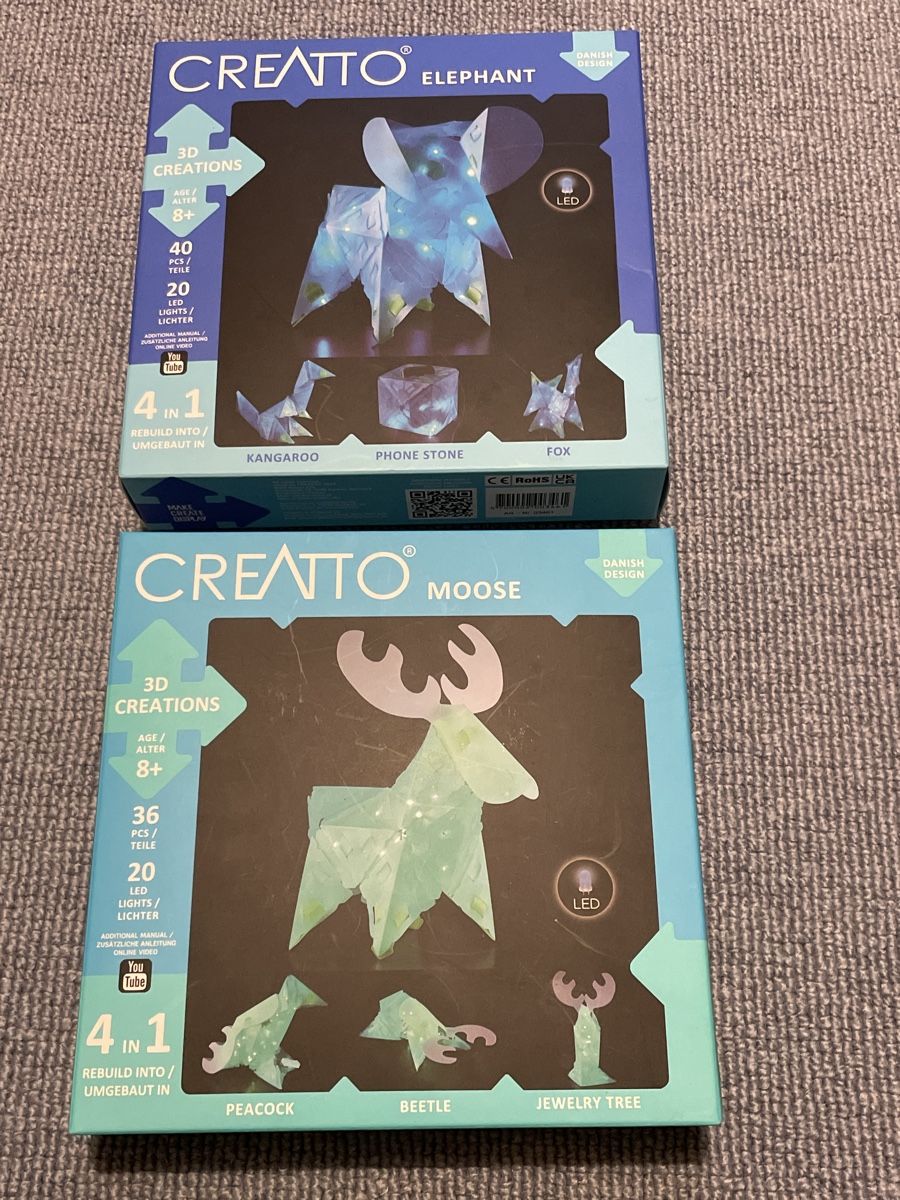 Kit bricolage: Creatto 2er Set: Elch & Elefant – Usato da Wettswil venduto da Chlaettermus
