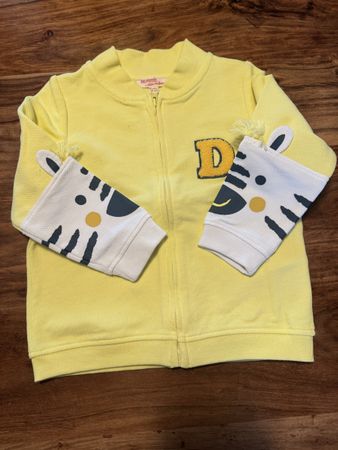Jacke Du Pareil au Meme gelb Zebra Grösse 92