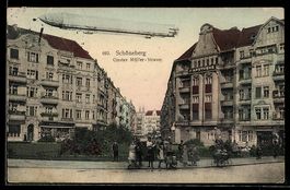 Schöneberg, Zeppelin Luftschiff über d