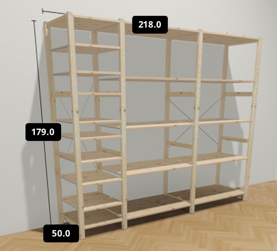 Ikea Regale: Ikea Ivar Holzregal – Gebraucht aus Eglisau von PD0970