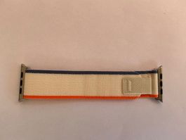 Weiss/Blau Trail Loop Armband für Apple Watch Ultra 49mm