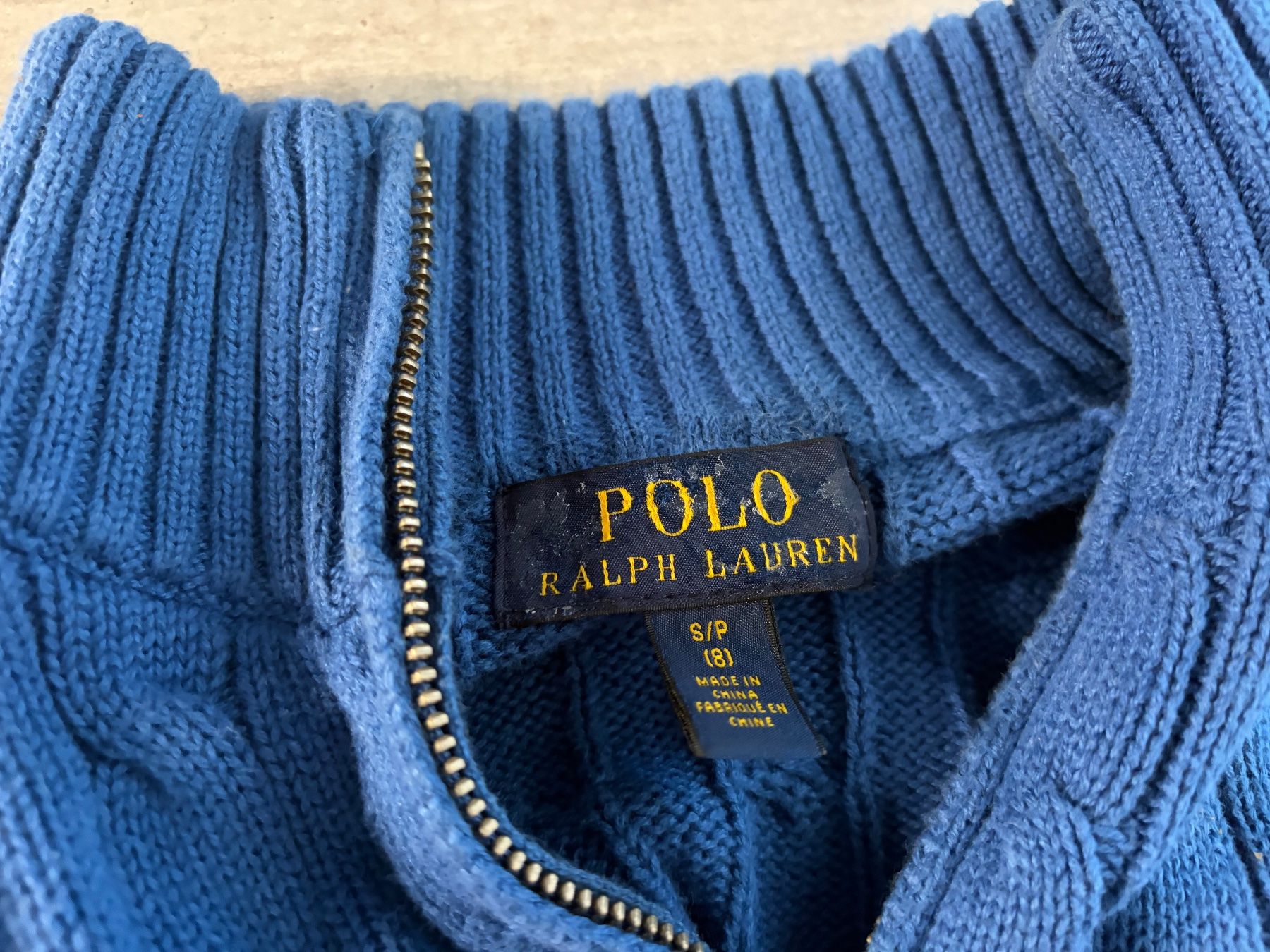 Polo Ralph Lauren Pullover & Sweatshirts: Pull Ralph Lauren torsadé taille 8 ans – Gebraucht aus Cologny von Isado 2
