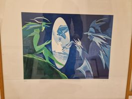 Litho von Künstler René Myrha