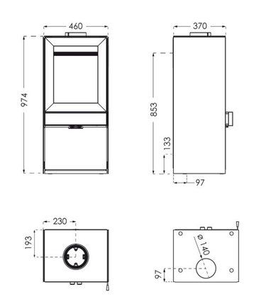 Schwedenöfen: Terma Tech TT60 Schlichter Einsteigerofen – Neu und originalverpackt aus Ruswil von inf_7rxw 1
