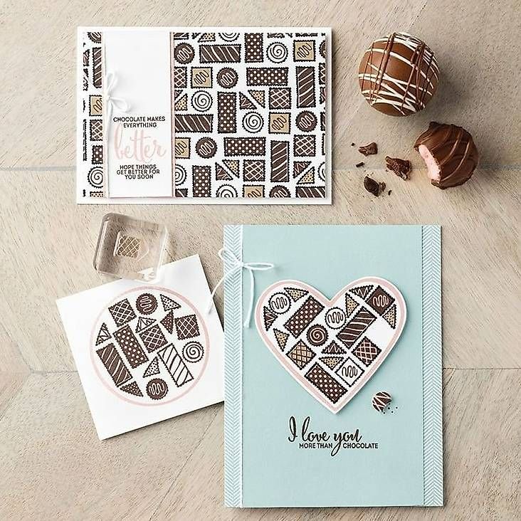 Stampin' up! Timbri: Stempelset "More than Chocolate" von Stampin up – Nuovo (secondo la descrizione) da Frauenkappelen venduto da evangelina78 1
