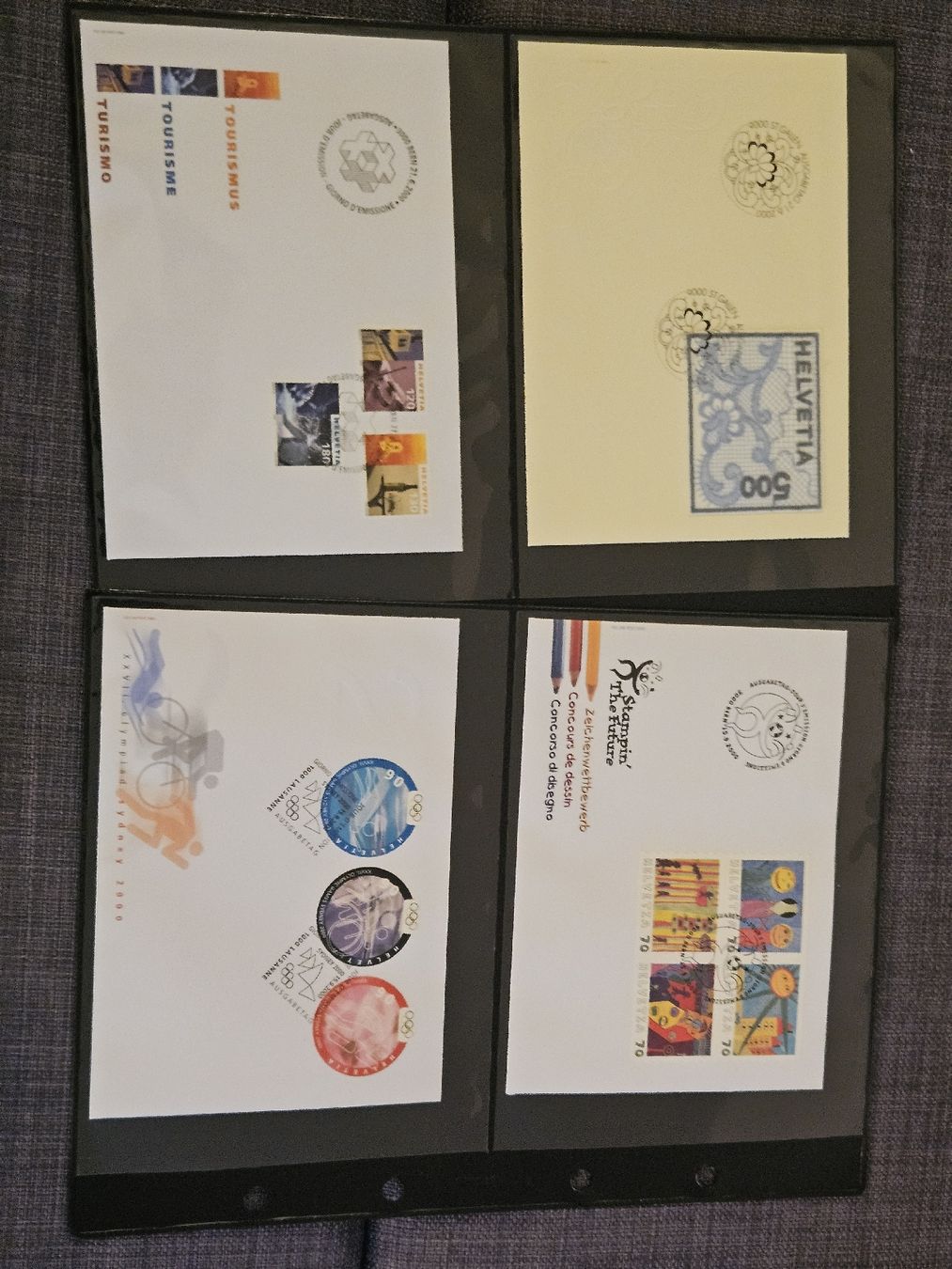 Alle Briefmarken: Sammlung FDC 1998 - 2000 / 36 Ersttagesbriefe Briefmarken – Gebraucht aus Oberdorf BL von BaldenEagle 7