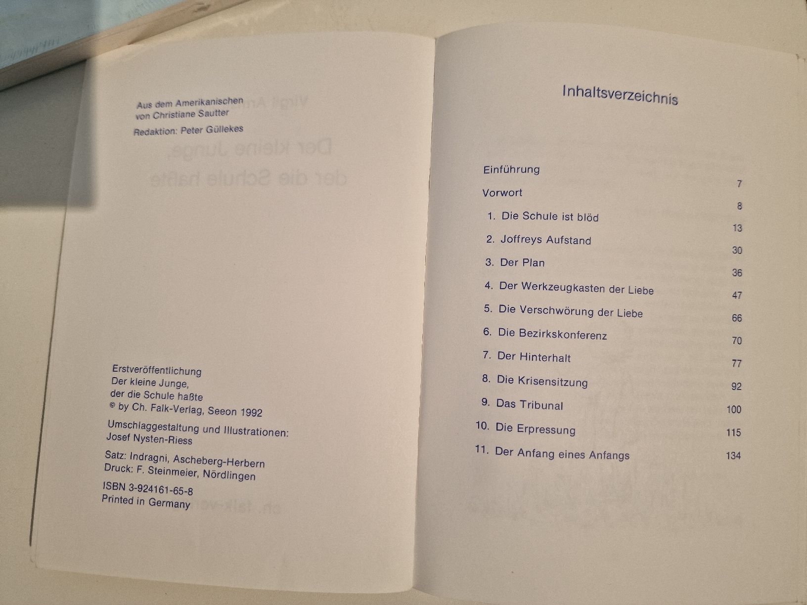 Bücher: "Der kleine Junge, der die Schule hasste" - Jugendbuch – Gebraucht aus St. Margrethen SG von Goldig 2