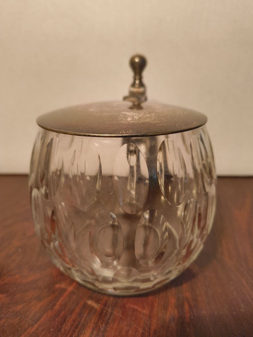 Bicchieri: Antiker Glas Bierhumpen Kristall Glas Versilbert oder Silber – Usato da stettlen venduto da VintageBern_ch 1