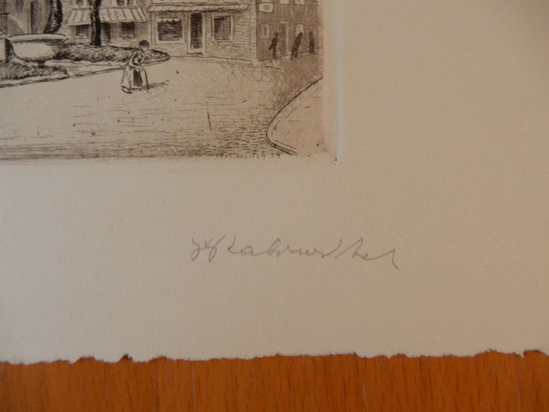 Dipinti: Gregor RABINOVITCH 1884-1958 Schaffhause – Usato da Emmenbrücke venduto da Kunstankaufverkauf9 6