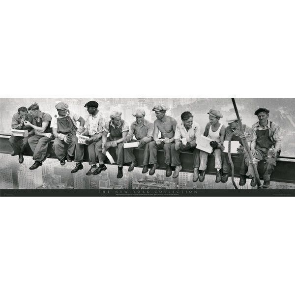 Poster & Bilder: Poster New York Bauarbeiter 53x158 – Neu und originalverpackt aus Schwyz von rs-trend