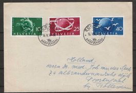 1949 : Serie Nr. 294 - 296 - Ersttagsbrief : KP 100.--