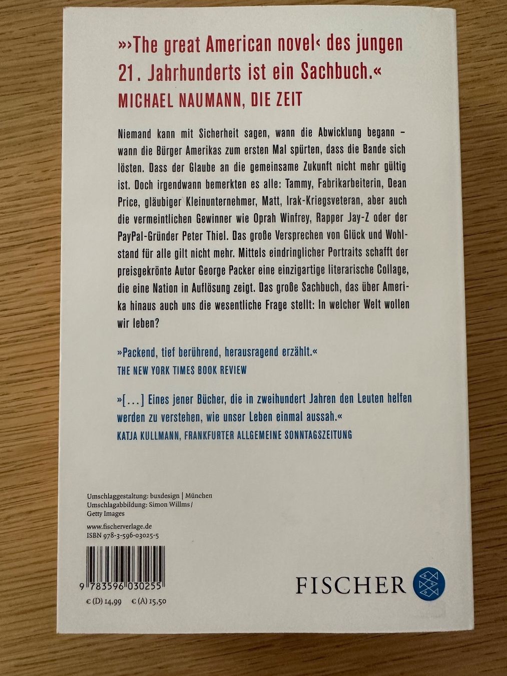 Libri: Die Abwicklung - George Packer – Nuovo e nell'imballaggio originale da Stallikon venduto da michwimi 1