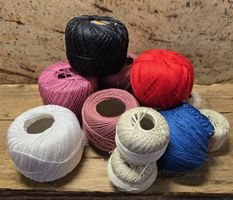 Häkelgarn-Set: Bunte Baumwolle für deine DIY-Projekte!