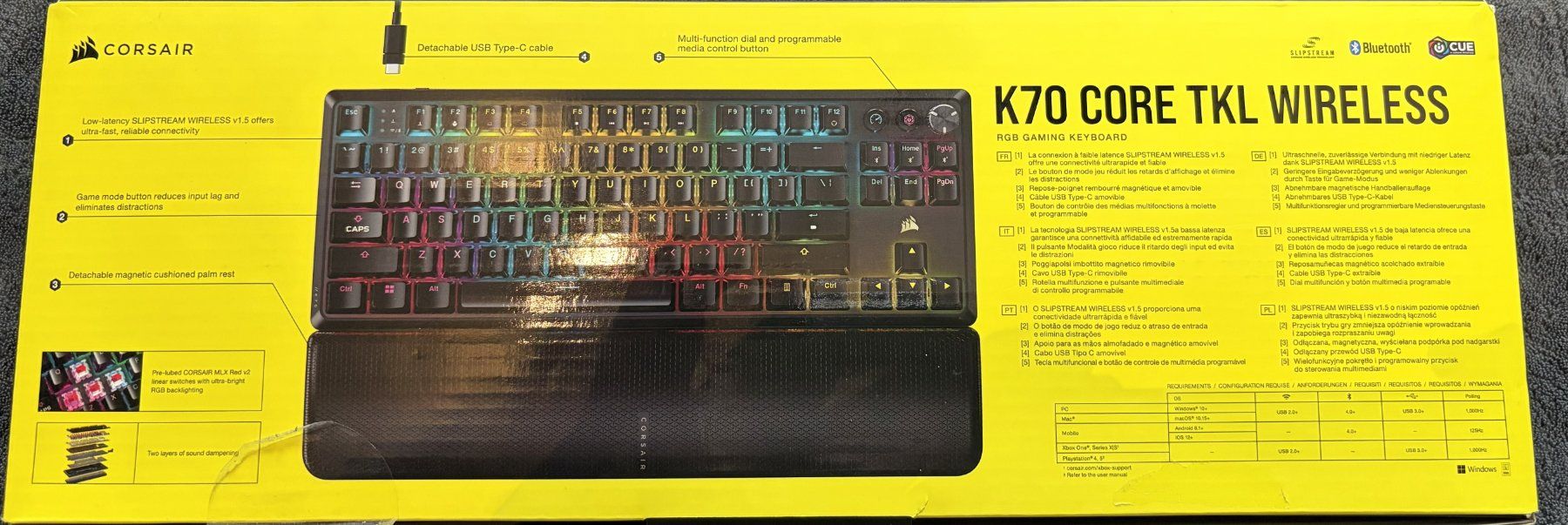 Corsair Tastaturen: Corsair K70 Core TKL Wireless, mit Garantie – Gebraucht aus Bern von Ironman1331 1