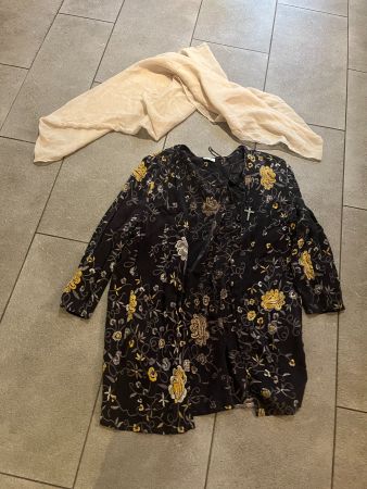 Jackenbluse von ARA Grösse 48 aus CUPRO