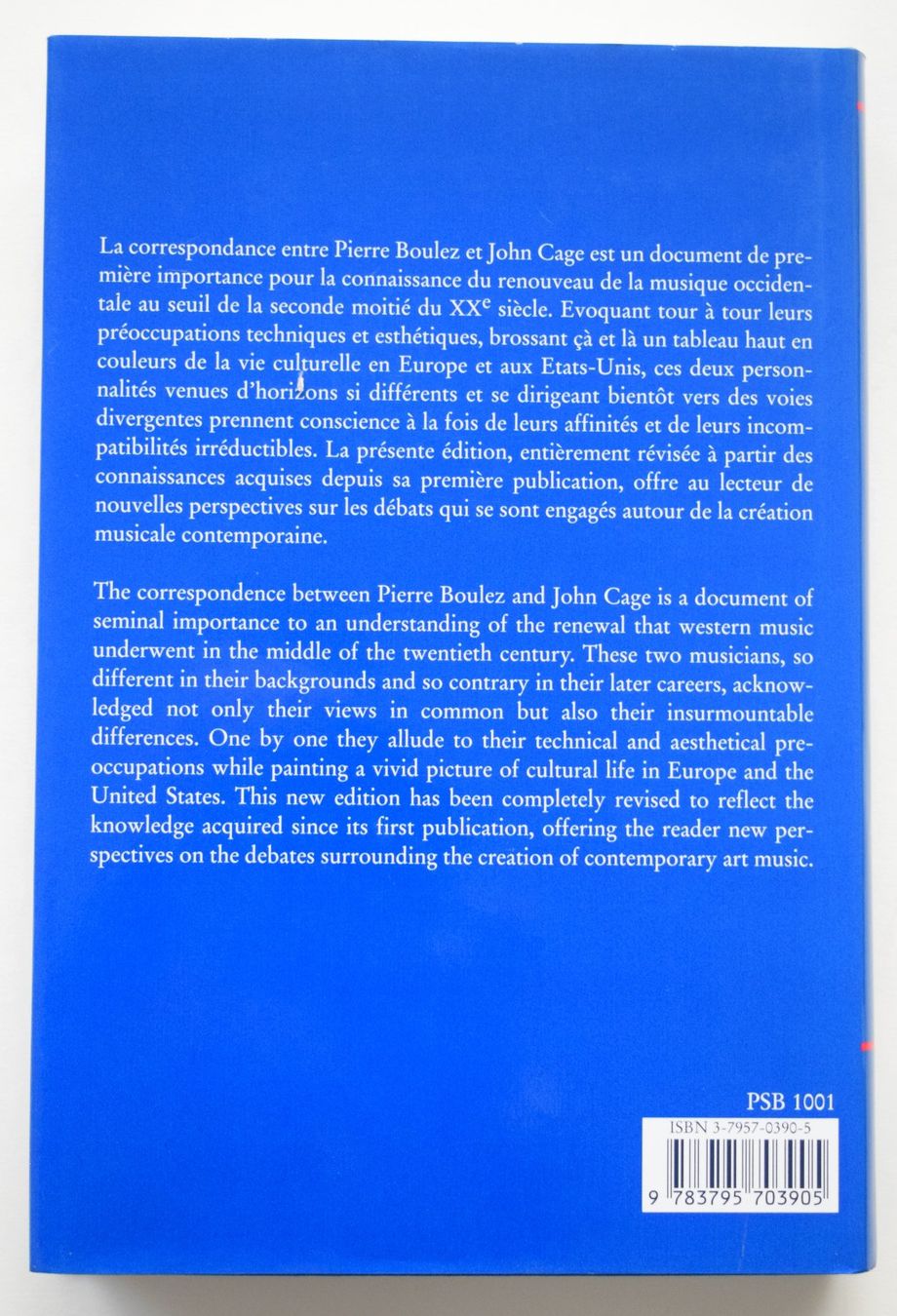 Bücher: John Cage Boulez Pierre Correspondance Documents – Neu (gemäss Beschreibung) aus Dulliken von ichwettichhett 9