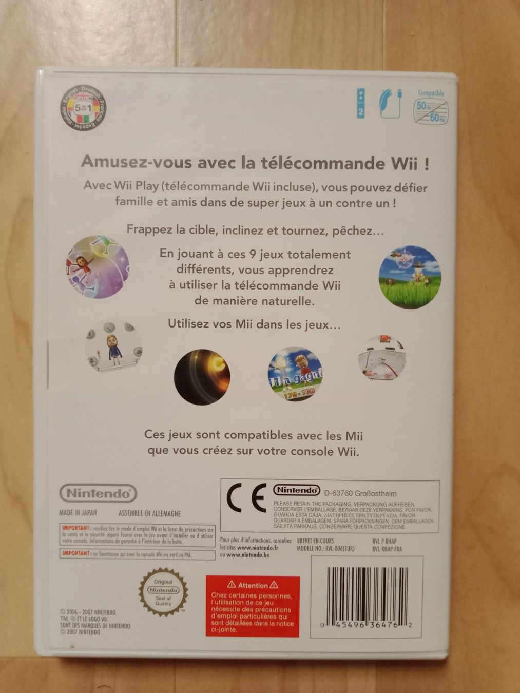 Nintendo Giochi: Wii Play Wii – Usato da Cottens FR venduto da magnius01 2