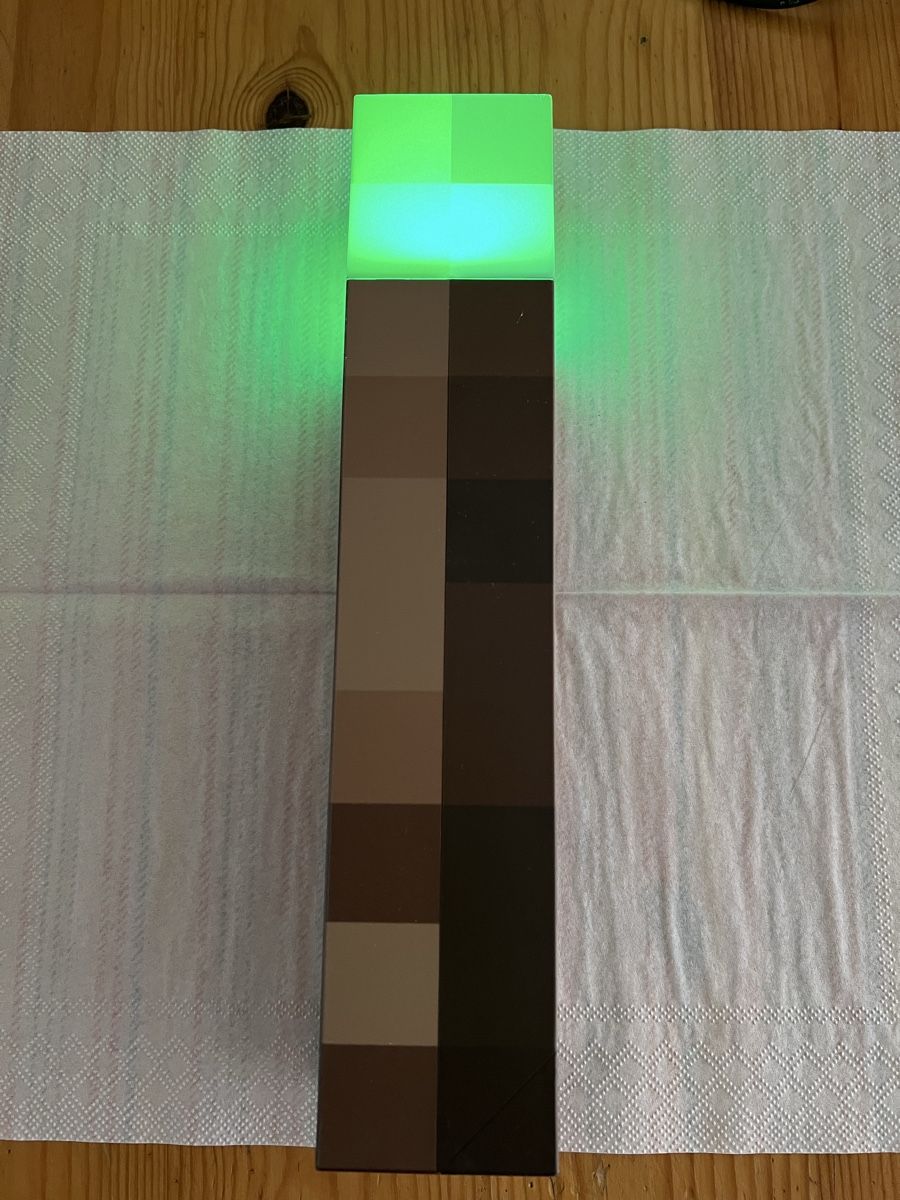 Tutte le decorazioni: Minecraft - Fackel. Versch. Farbe HxB ca. 28x5,5 cm – Nuovo (secondo la descrizione) da Basel venduto da veralt 4