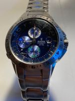 Herrenuhr Festina Chronograph Edelstahl Alarm