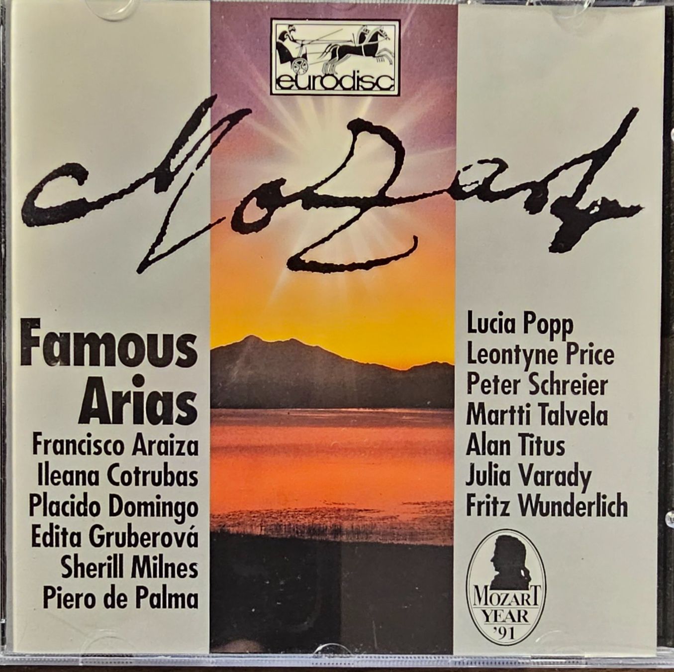 CDs: Mozart - Famous Arias – D'occasion à Wahlen b. Laufen par Cg10