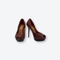 Braune Peep Toe Pumps von ZARA in Gr. 36