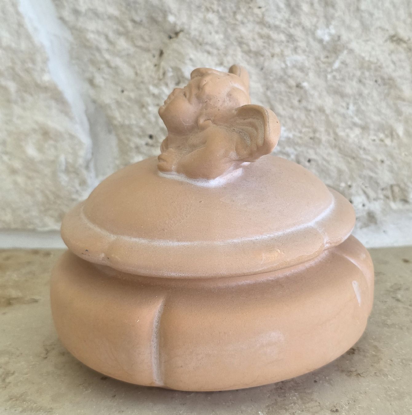 Altro in Decorazioni & Accessori: Terracottage Dose mit Putto Deckel  Neu – Nuovo (secondo la descrizione) da Rheinsulz venduto da Gilea 1