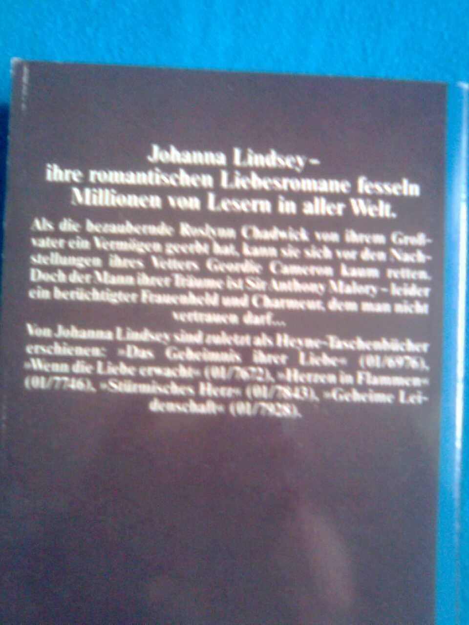 Libri: Johanna   Lindsey  Lodernde Leidenschaft – Usato da Basel venduto da Alacant 2