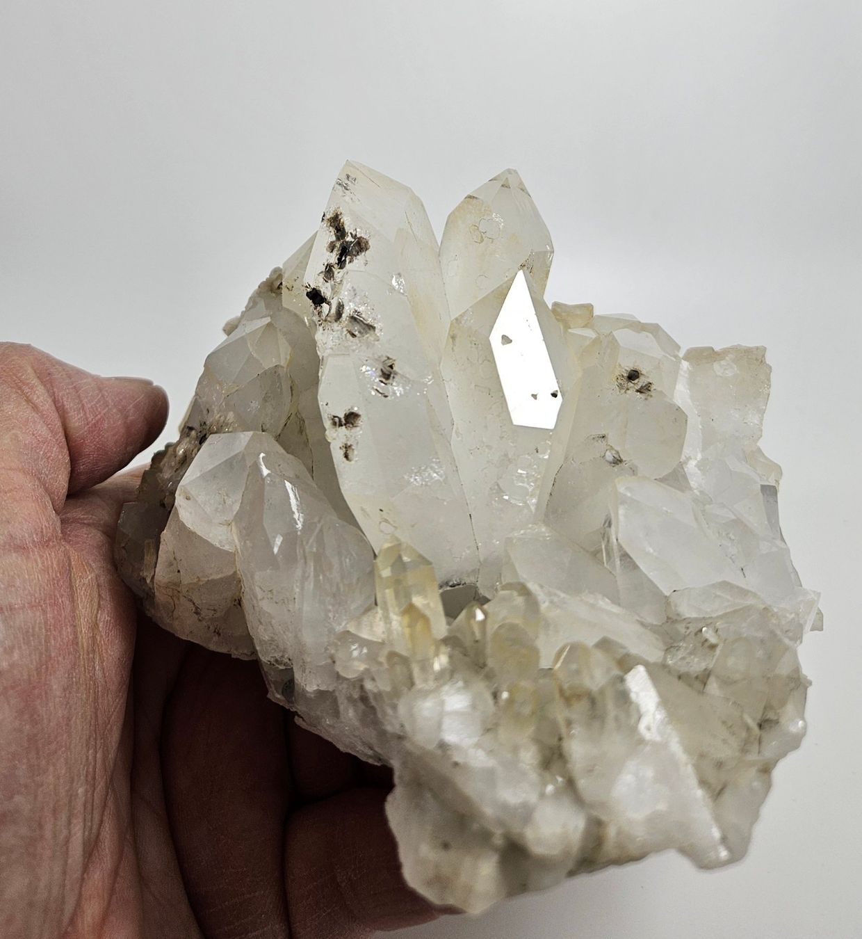 Minerali & Pietre curative: Bergkristall-Stufe, Beverin, Graubünden – Usato da Uzwil venduto da Chobel1 2