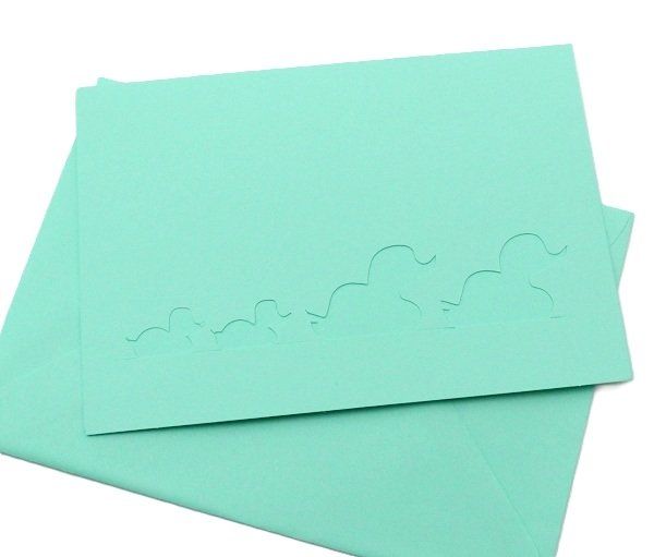 Kit bricolage: Doppelkarte A6 Entlein – Nuovo (secondo la descrizione) da Schlatt TG venduto da glueckwunschkarte.22