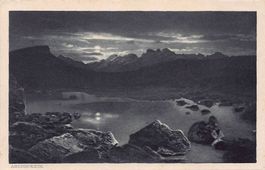Blauseeli bei der Frutt, Kurhaus Familie Egger gelaufen 1922