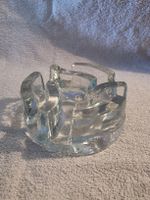 Vintage Glasstövchen / Teewärmer / Rechaud 