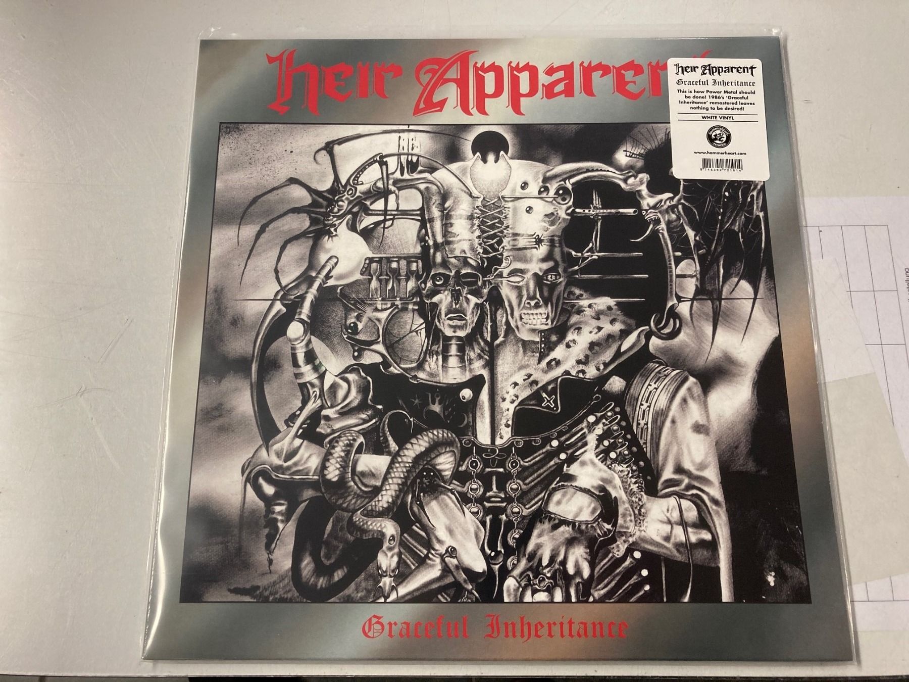 Schallplatten: HEIR APPARENT - Graceful inheritance LP Heavy Metal white – Neu (gemäss Beschreibung) aus Wiedlisbach von Andrisa