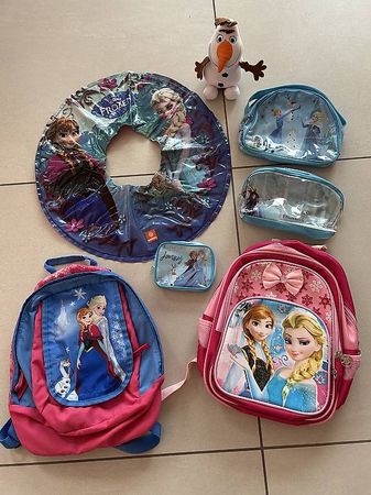 Eiskönigin Set Anna & Elsa Frozen Olaf Rucksack Puzzlebuch