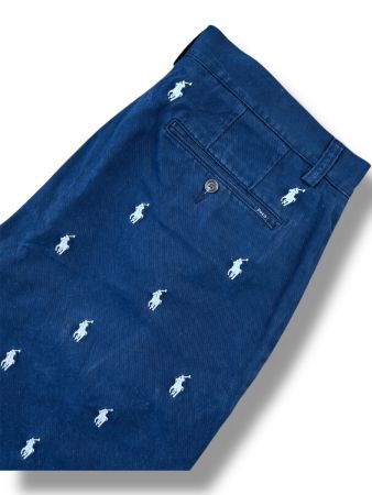 Short Ralph Lauren Bleu Multilogo - Taille 32
