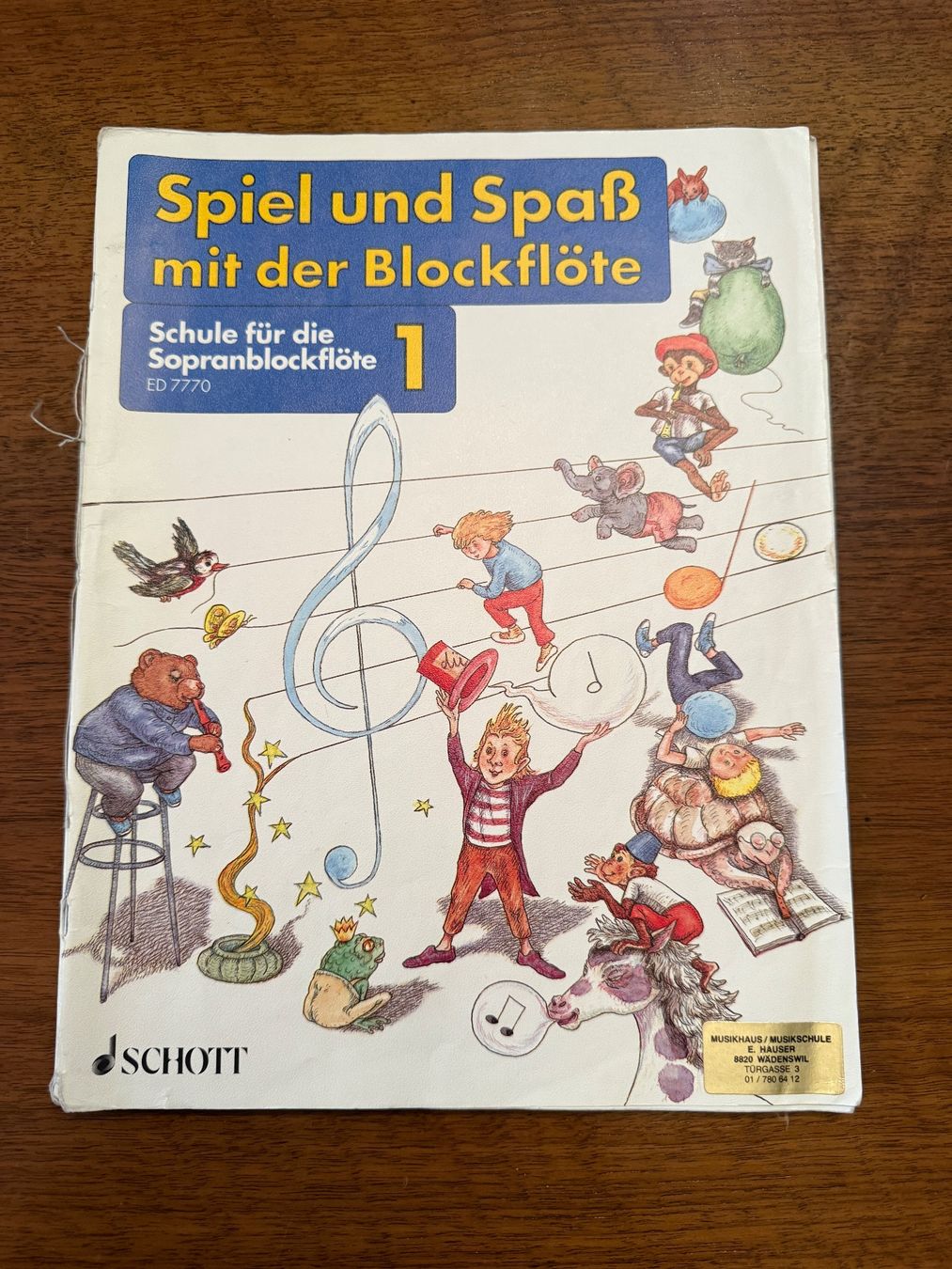 Libri: Blockflötenschule Spiel und Spass 1 Schott gebraucht – Usato da Erstfeld venduto da Mario_boe0