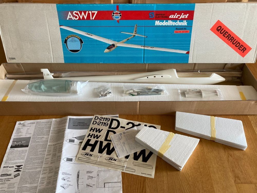Carrera RC Modellbau: ASW 17 von Carrera / Airjet – Neu und originalverpackt aus Mühledorf SO von Huetzer 1