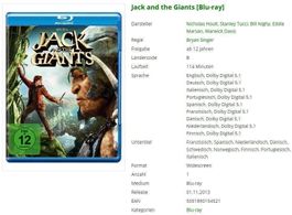 Jack and the Giants [Blu-ray]
