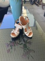 Sommerliche Ledersandalen Weiss, Gr. 36 , top Zustand! ☀️