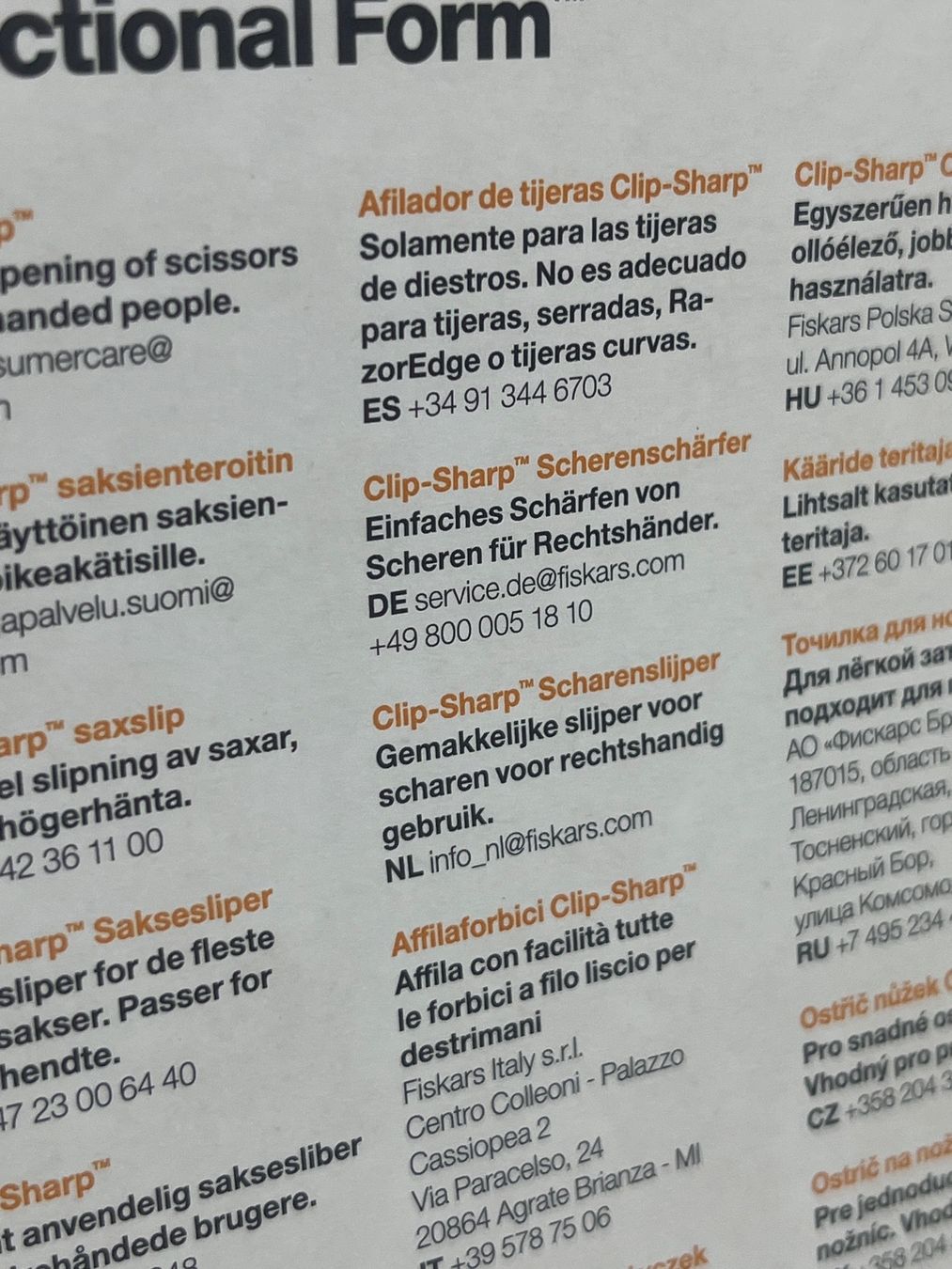Fiskars Tutti gli attrezzi: Fiskars Clip-Sharp Scherenschärfer – Nuovo e nell'imballaggio originale da Tann venduto da Mad_less 3