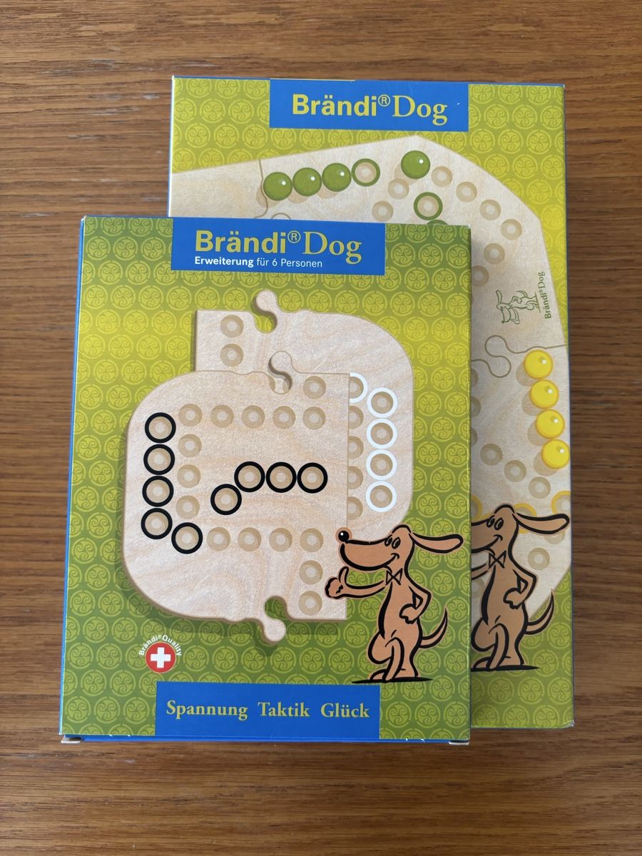 Brändi Spiele: Brändi Dog Spiel + Erweiterung – Gebraucht aus Meggen von haddaroni