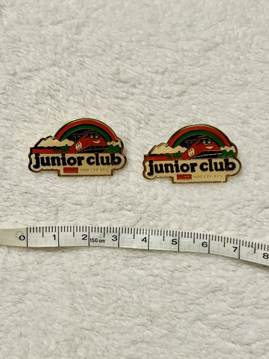 SBB/CFF/FFS Placchette & Badge: 2 Pins Junior Club SBB – Usato da Uster venduto da xBeccax 1