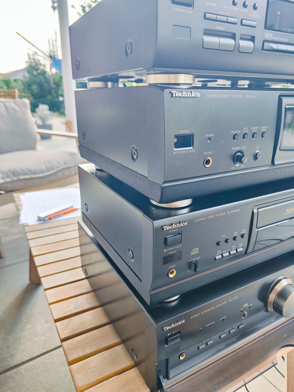 Technics Amplificatori: Technics Anlage voll funktioniert – Usato da Zell LU venduto da Darwin-wroc 4