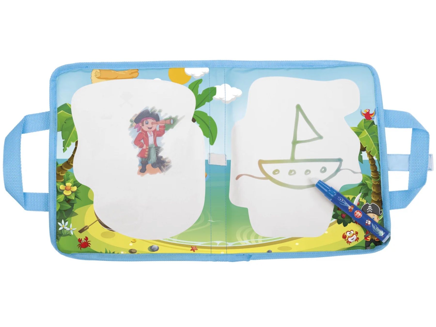 Spielzeuge: Reise-Malmatte, mit Wasserstift Piraten – Neu und originalverpackt aus Wagenhausen von M.Sieg 1