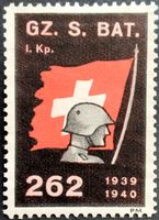 Soldatenmarke 2.WK, Grenz Schützen Kp I/262, Wi Gz 213