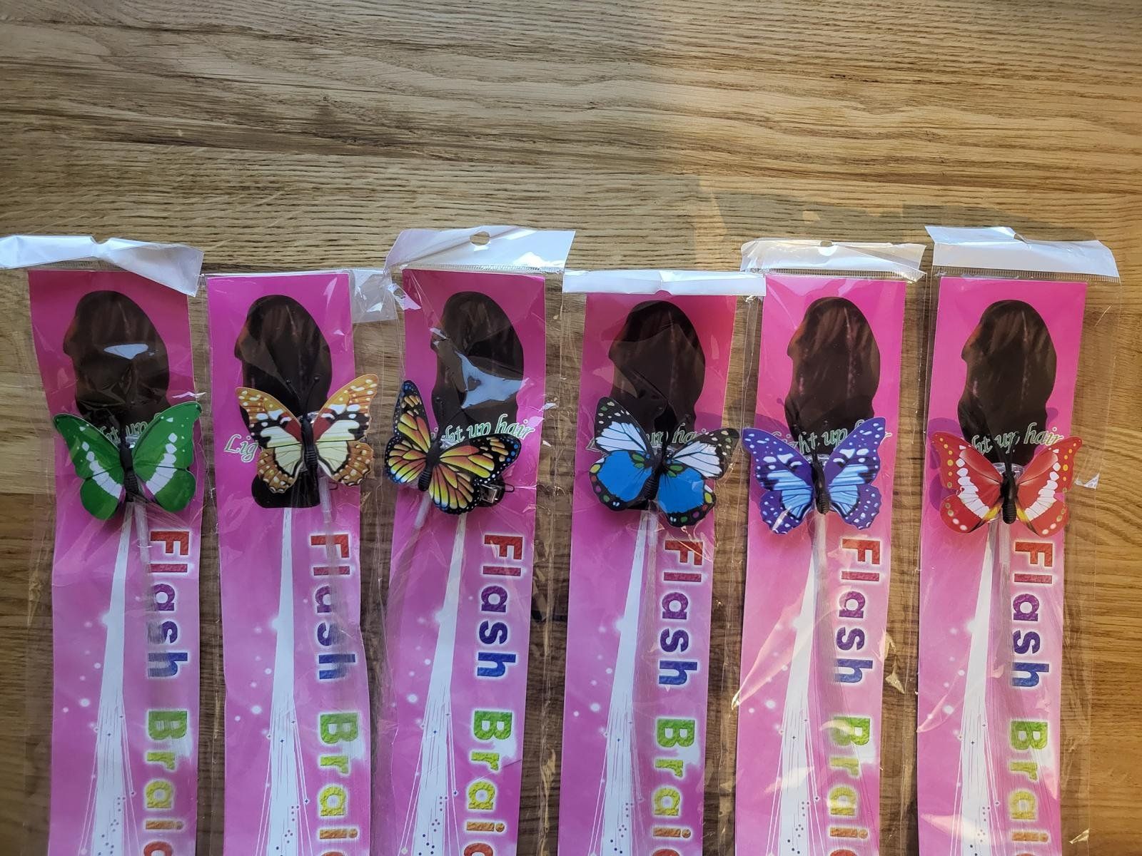 Accessori per capelli: 2 leuchtende Schmetterling Haarklammern – Nuovo (secondo la descrizione) da Cudrefin venduto da GalliumRicardo 1