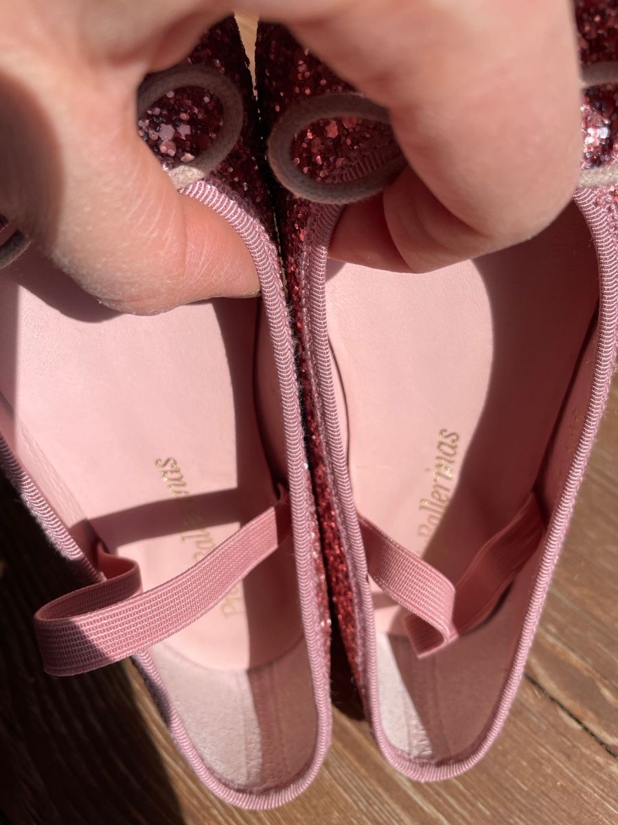 Scarpe per ragazze: Pretty Ballerinas mit Glitter, Boreale Rose, Groesse 29 – Usato da Basel venduto da inaugural 3